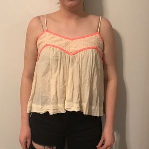 Tie strap tank top